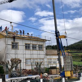 OBRAS DE CONSERVAÇÃO NO EDIFÍCIO DA ANTIGA ESCOLA PRIMÁRIA DOS ROSAIS