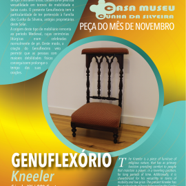 “PEÇA DO MÊS” NA CASA MUSEU CUNHA DA SILVEIRA