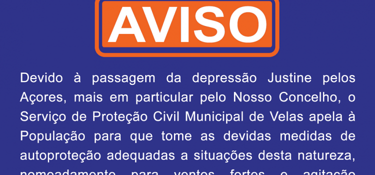 AVISO – DEPRESSÃO JUSTINE