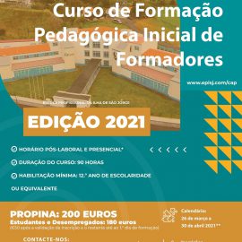 CURSO DE FORMAÇÃO PEDAGÓGICA DE FORMADORES NA EPISJ