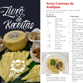 VELAS, CAPITAL DO QUEIJO” – RECEITA EM DESTAQUE
