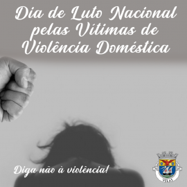 ASSINALA-SE HOJE O DIA DE LUTO NACIONAL PELAS VÍTIMAS DE VIOLÊNCIA DOMÉSTICA