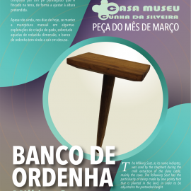 “PEÇA DO MÊS” NA CASA MUSEU CUNHA DA SILVEIRA