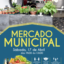 MERCADO MUNICIPAL ABRE PORTAS SÁBADO DIA 17 DE ABRIL