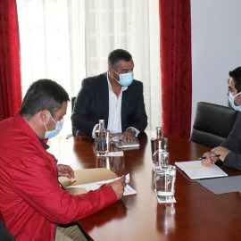 LUÍS SILVEIRA RECEBE O DIRETOR REGIONAL DOS RECURSOS FLORESTAIS