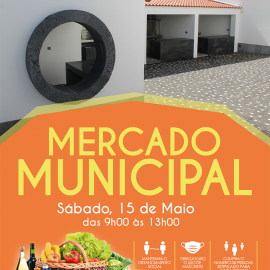 MERCADO MUNICIPAL ABRE PORTAS SÁBADO DIA 15 DE MAIO