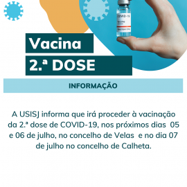 VACINAÇÃO – 2 DOSE
