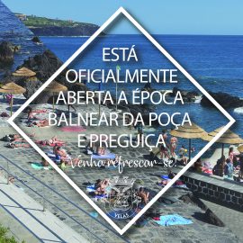 ESTÁ OFICIALMENTE ABERTA A ÉPOCA BALNEAR NAS VELAS