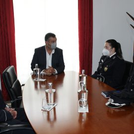 LUÍS SILVEIRA RECEBE SUBINTENDENTE JULIO COSTINHA SILVA