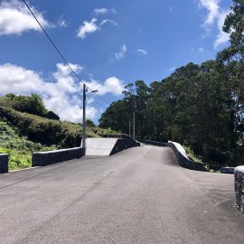 CONCLUSÃO DOS TRABALHOS NO CAMINHO DE CIMA NA RIBEIRA DO NABO