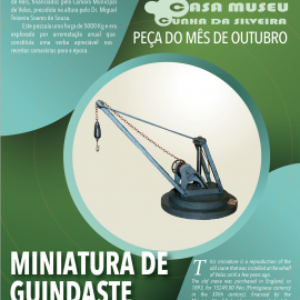 “PEÇA DO MÊS” NA CASA MUSEU CUNHA DA SILVEIRA
