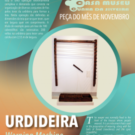 “PEÇA DO MÊS” NA CASA MUSEU CUNHA DA SILVEIRA