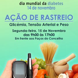 AÇÃO DE RASTREIO NO ÂMBITO DO DIA MUNDIAL DA DIABETES