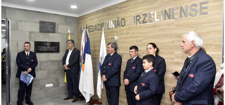 INAUGURADAS AS OBRAS DE REABILITAÇÃO DO EDIFÍCIO DA SOCIEDADE UNIÃO URZELINENSE