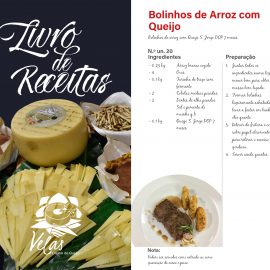 “VELAS, CAPITAL DO QUEIJO” – RECEITA EM DESTAQUE