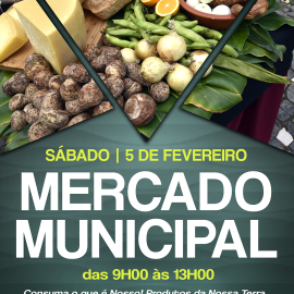SÁBADO DIA 05 DE FEVEREIRO É DIA DE IR AO MERCADO