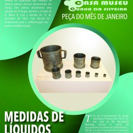 “PEÇA DO MÊS” NA CASA MUSEU CUNHA DA SILVEIRA