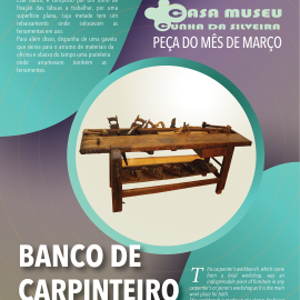 “PEÇA DO MÊS” NA CASA MUSEU CUNHA DA SILVEIRA