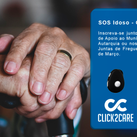 DECORRE ATÉ DIA 4 DE MARÇO O PERIODO DE CANDIDATURAS AO PROJETO “SOS IDOSO”