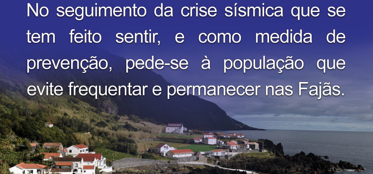 CRISE SÍSMICA – MEDIDAS DE PREVENÇÃO