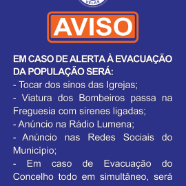 CRISE SÍSMICA – AVISO