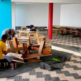 MANUTENÇÃO DE MOBILIÁRIO URBANO NOS PORTINHOS DA QUEIMADA