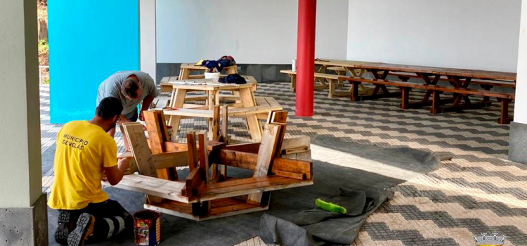 MANUTENÇÃO DE MOBILIÁRIO URBANO NOS PORTINHOS DA QUEIMADA