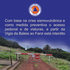 CRISE SISMICA – AVISO