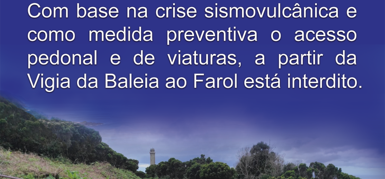 CRISE SISMICA – AVISO