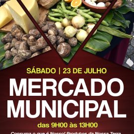 ESTE SÁBADO É DIA DE MERCADO MUNICIPAL