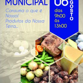SÁBADO DIA 06 DE AGOSTO É DIA DE MERCADO MUNICIPAL