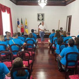 GRUPO DE FOLCLORE DA CASA DO POVO DE GAULA – MADEIRA RECEBIDO NOS PAÇOS DO CONCELHO