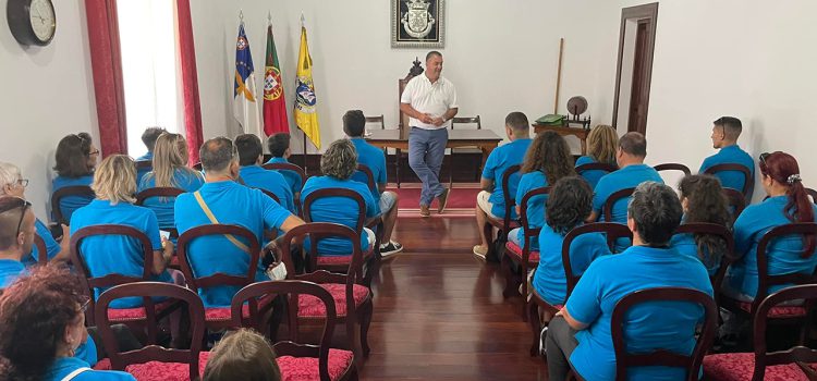 GRUPO DE FOLCLORE DA CASA DO POVO DE GAULA – MADEIRA RECEBIDO NOS PAÇOS DO CONCELHO