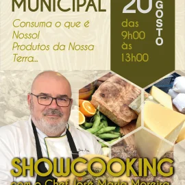 MERCADO MUNICIPAL RECEBE SHOWCOOKING COM CHEF JOSÉ MARIA MOREIRA