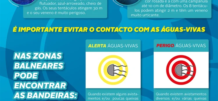 AVISO: ÁGUAS-VIVAS E CARAVELAS
