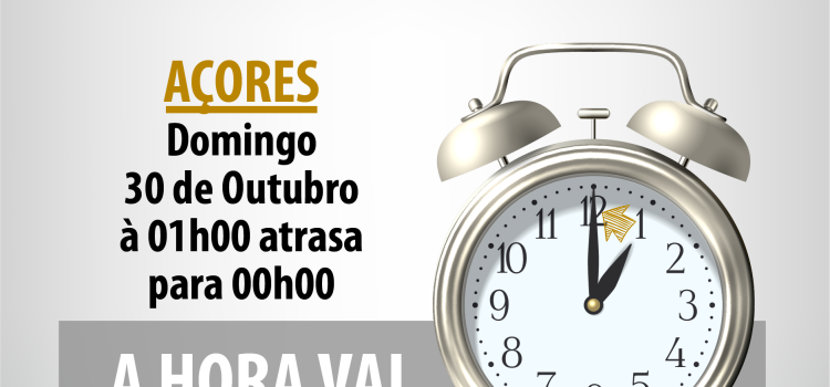 MUDANÇA DE HORA PARA HORÁRIO DE INVERNO