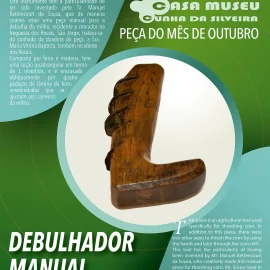 “PEÇA DO MÊS” NA CASA MUSEU CUNHA DA SILVEIRA