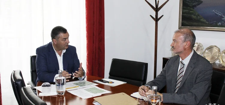 LUÍS SILVEIRA REUNE COM ADMINISTRADOR DA ATLÂNTICOLINE