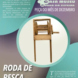 “PEÇA DO MÊS” NA CASA MUSEU CUNHA DA SILVEIRA
