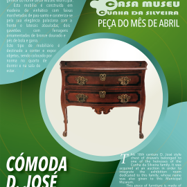 “PEÇA DO MÊS” NA CASA MUSEU CUNHA DA SILVEIRA