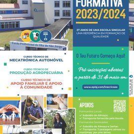 OFERTA FORMATIVA DA ESCOLA PROFISSIONAL DA ILHA DE SÃO JORGE