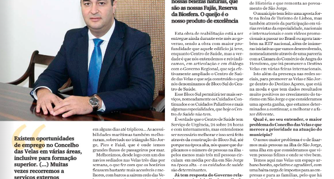 LUÍS SILVEIRA EM ENTREVISTA AO JORNAL AÇORIANO ORIENTAL