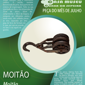 “PEÇA DO MÊS” NA CASA MUSEU CUNHA DA SILVEIRA