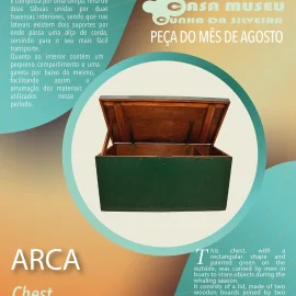 “PEÇA DO MÊS” NA CASA MUSEU CUNHA DA SILVEIRA