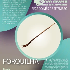 “PEÇA DO MÊS” NA CASA MUSEU CUNHA DA SILVEIRA