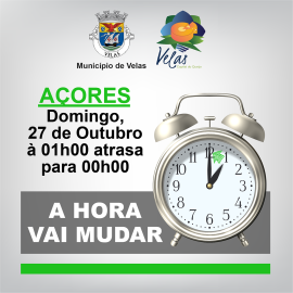 MUDANÇA DE HORA PARA HORÁRIO DE INVERNO