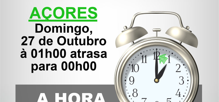 MUDANÇA DE HORA PARA HORÁRIO DE INVERNO