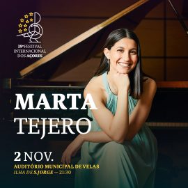 AUDITÓRIO MUNICIPAL RECEBE CONCERTO DE MARTA TEJERO