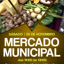 MERCADO MUNICIPAL ABRE PORTAS DIA 09 DE NOVEMBRO