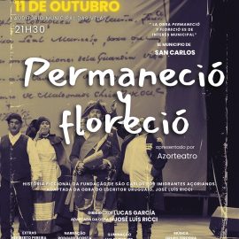 AUDITÓRIO MUNICIPAL RECEBE PEÇA DE TEATRO DO URUGUAI